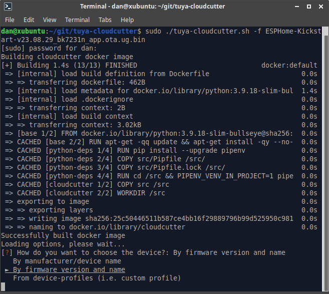 Terminal start alt text
